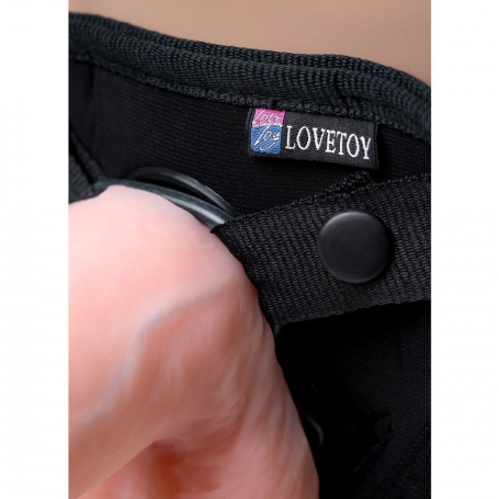 Страпон с 2 насадками UNI strap 7" Harness